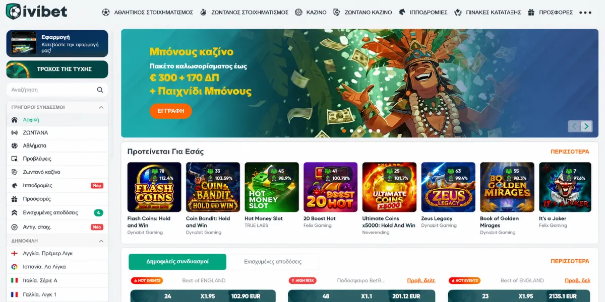 Ivibet Casino μπόνους καλωσορίσματος και δημοφιλή φρουτάκια
